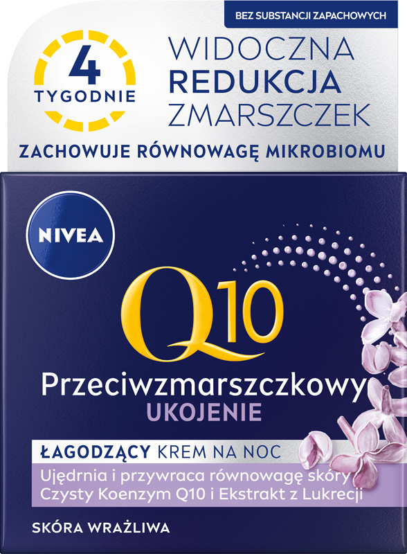 Nivea Q10 Ukojenie przeciwzmarszczkowy krem na noc, 50 ml