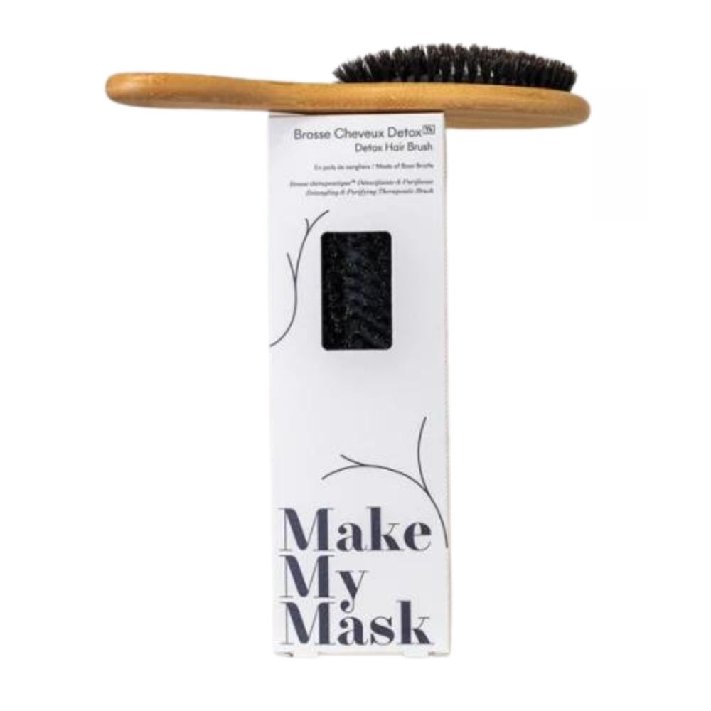 MakeMyMask szczotka terapeutyczna oczyszczająca przeciw przetłuszczaniu się włosów, 1 szt.