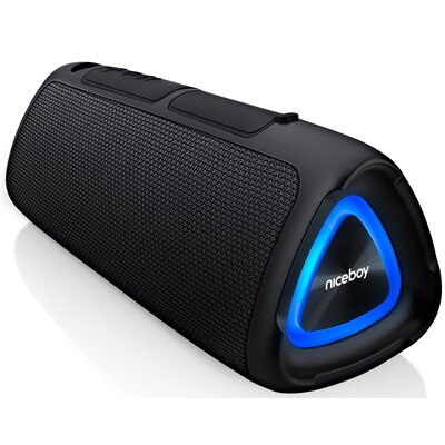 Głośnik mobilny NICEBOY Raze Fusion Radio FM Czarny