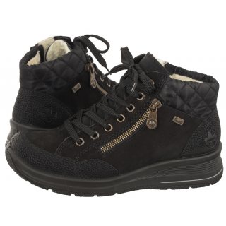 Botki Rieker Czarne L7701-00 Black