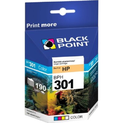 Tusz BLACK POINT do HP 301 CH562EE Kolorowy 10 ml BPH301C