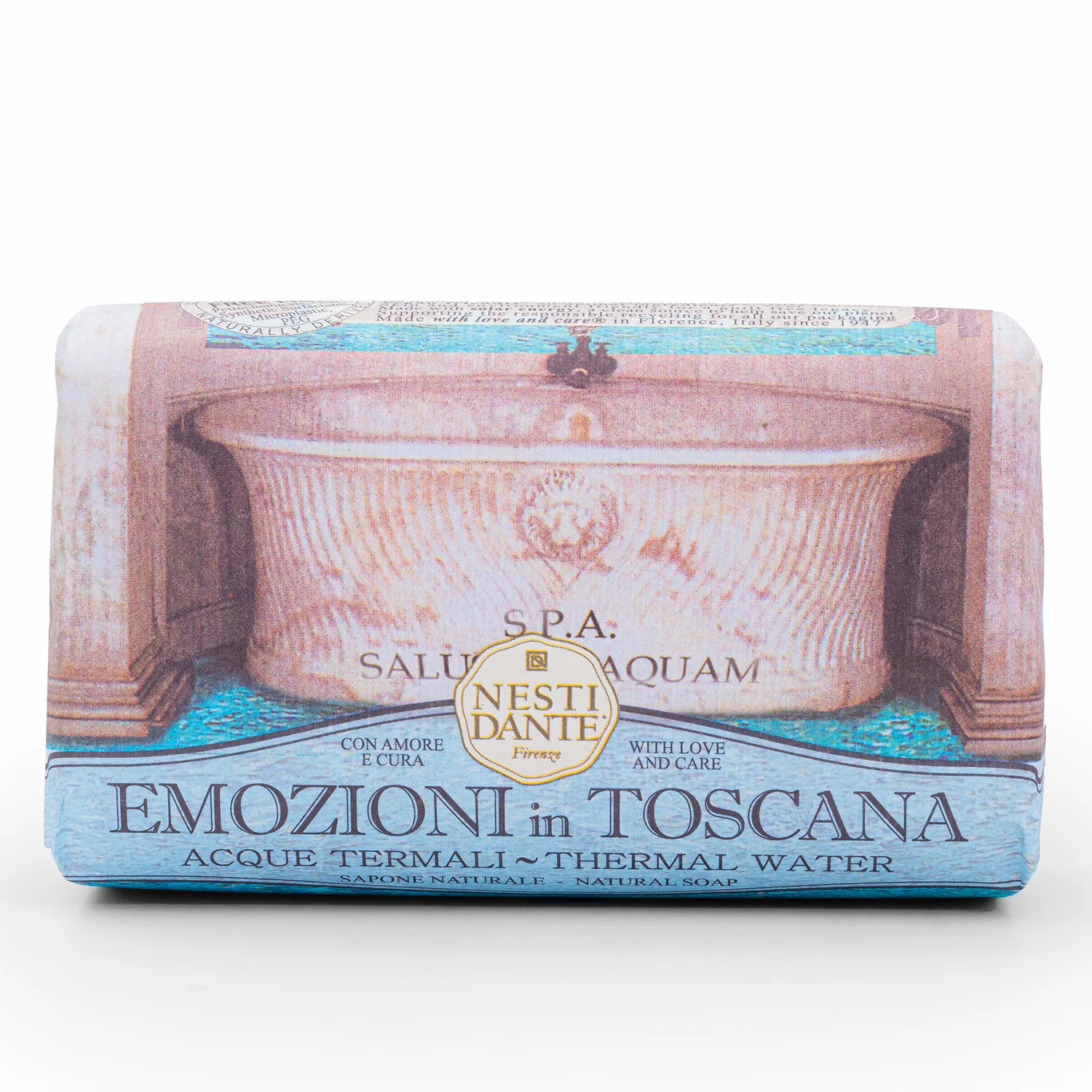 Nesti Dante WODA TERMALNA mydło w kostce, 250 g
