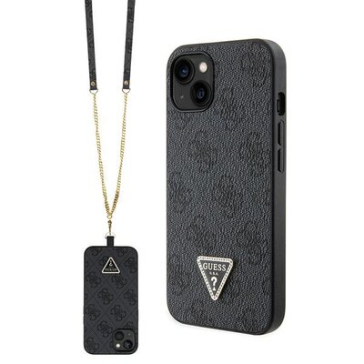 Etui GUESS Crossbody 4G Metal Logo do Apple iPhone 14 Czarny