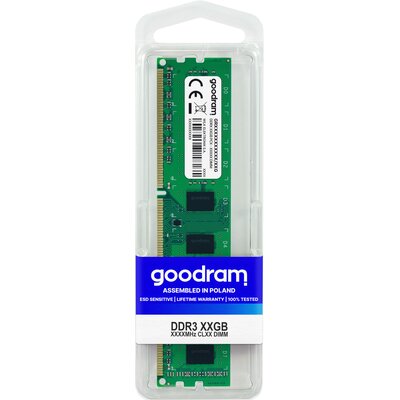 Pamięć RAM GOODRAM 4GB 1333MHz DDR3 DIMM GR1333D364L9/4G