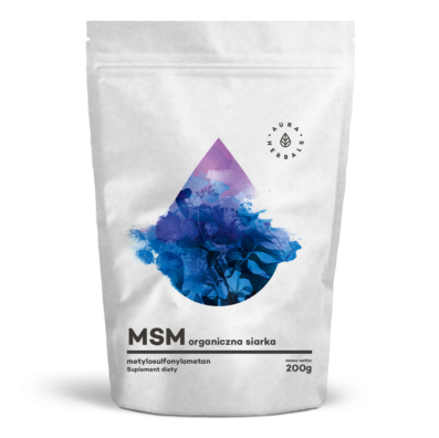 Aura Herbals, MSM, suplement diety, proszek,  200 g