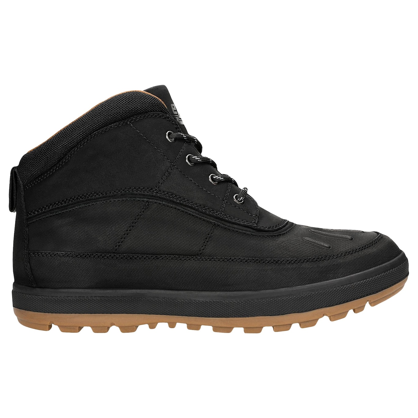 Relaks Czarne Sneakersy Męskie Z Nubuku Tłoczonego