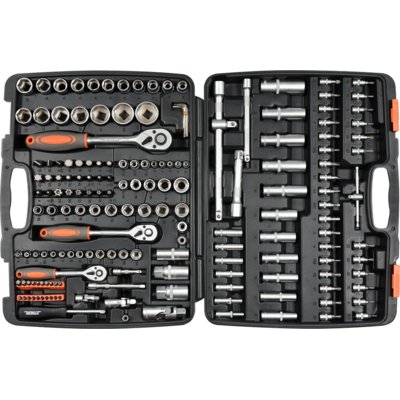 Zestaw kluczy nasadowych STHOR 58688 (173 elementy)