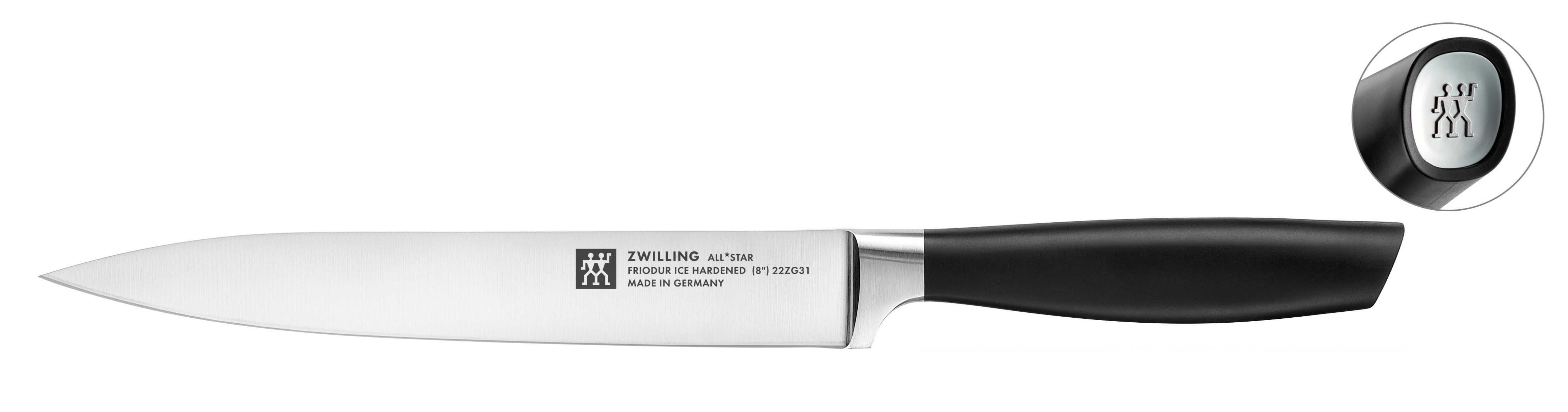 Zwilling - Nóż do wędlin 20 cm All Star Srebrny
