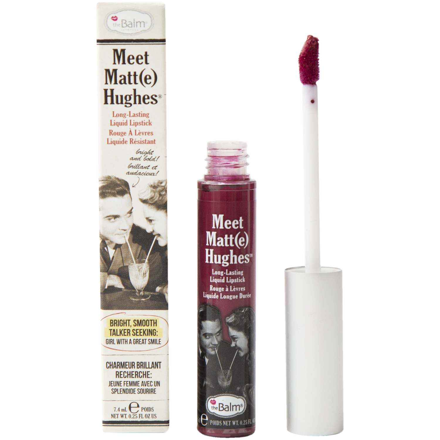 The Balm Meet Matt(e) Hughes pomadka w płynie do ust romantic, 7,4 ml