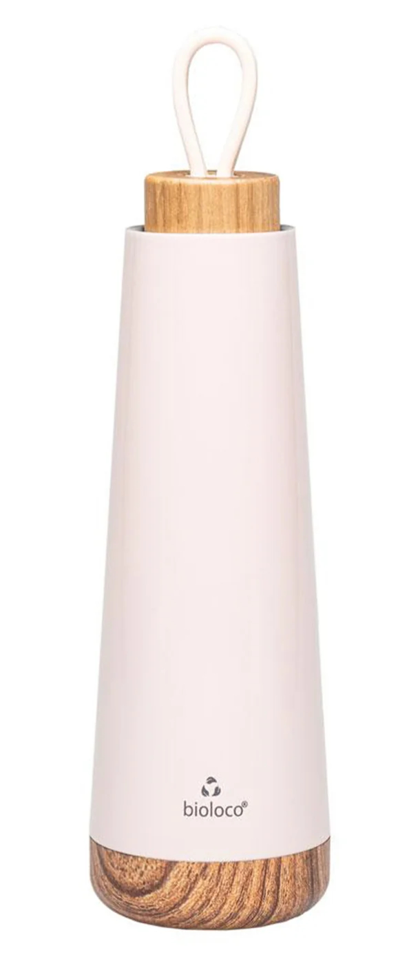 ChicMic - Butelka termiczna z pętelką 500 ml Jasnoróżowa