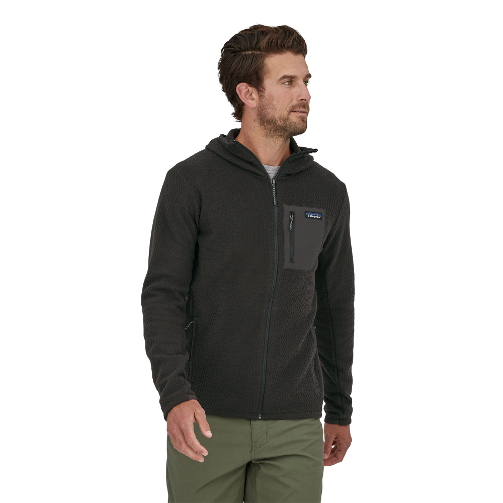 Męski polar Patagonia R1 Air Full Zip Hoody black - S