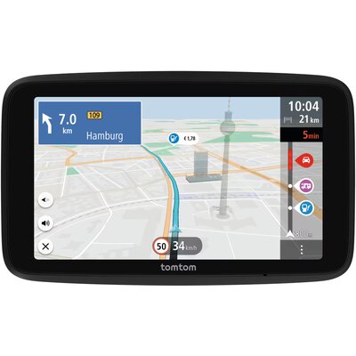 Nawigacja samochodowa TOMTOM GO Camper Tour 6'' 2.Gen Europa, Asystent pasa, Informacje o ograniczeniach prędkości, Informacje o fotoradarach