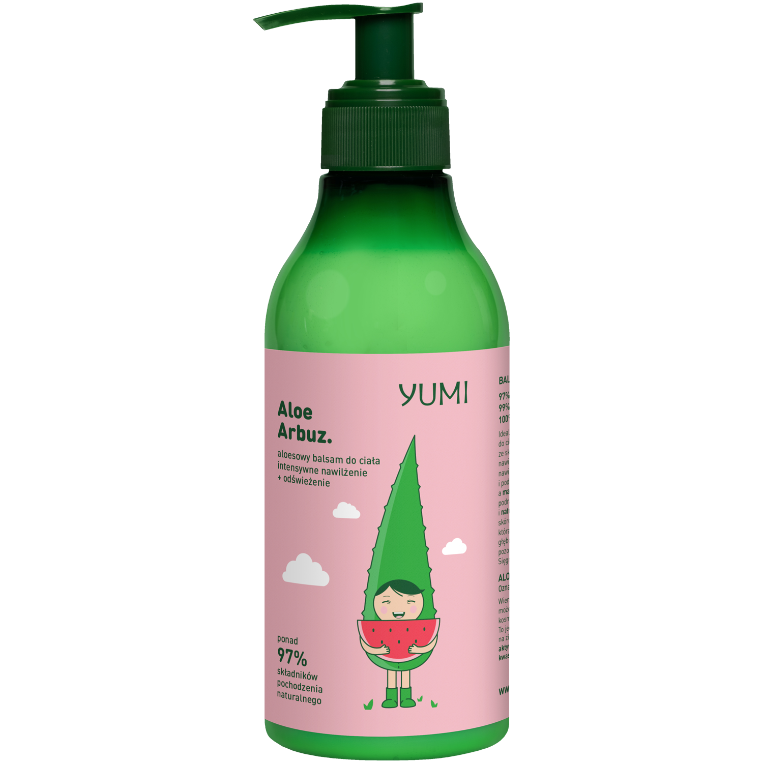 Yumi Aloe Arbuz balsam do ciała, 300 ml