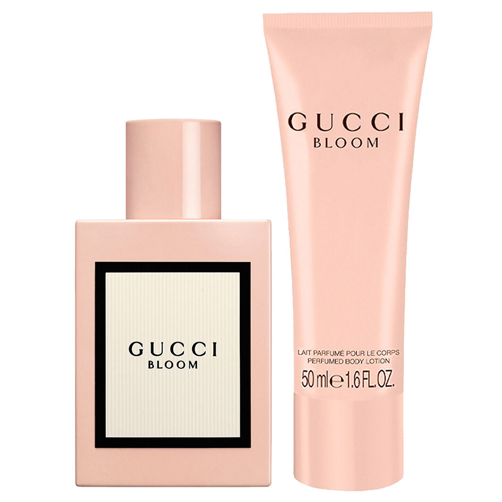 Gucci Bloom zestaw: woda perfumowana damska, 50 ml + balsam do ciała, 50 ml