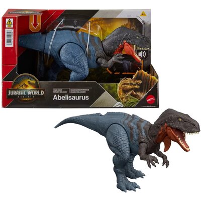 Figurka JURASSIC WORLD Abelizaur Ryczący dinozaur JGB91