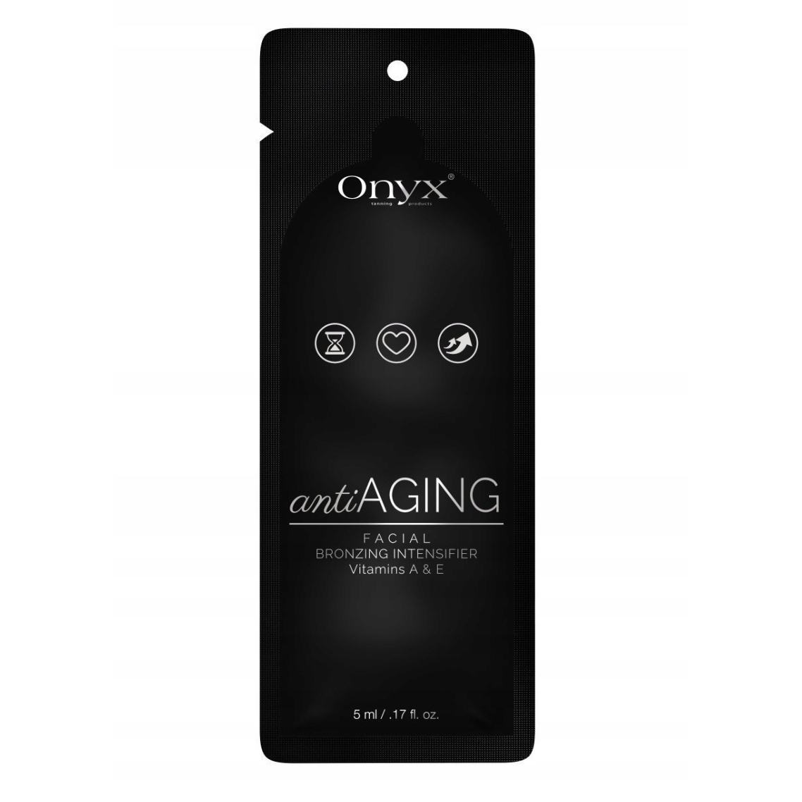 Onyx Anti-Aging przyspieszacz brązujący do twarzy z zieloną herbatą i olejem makadamia, 5 ml