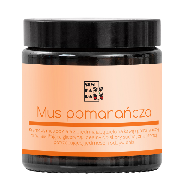 Senkara Mus Pomarańcza naturalny mus-masło do ciała, 80 g