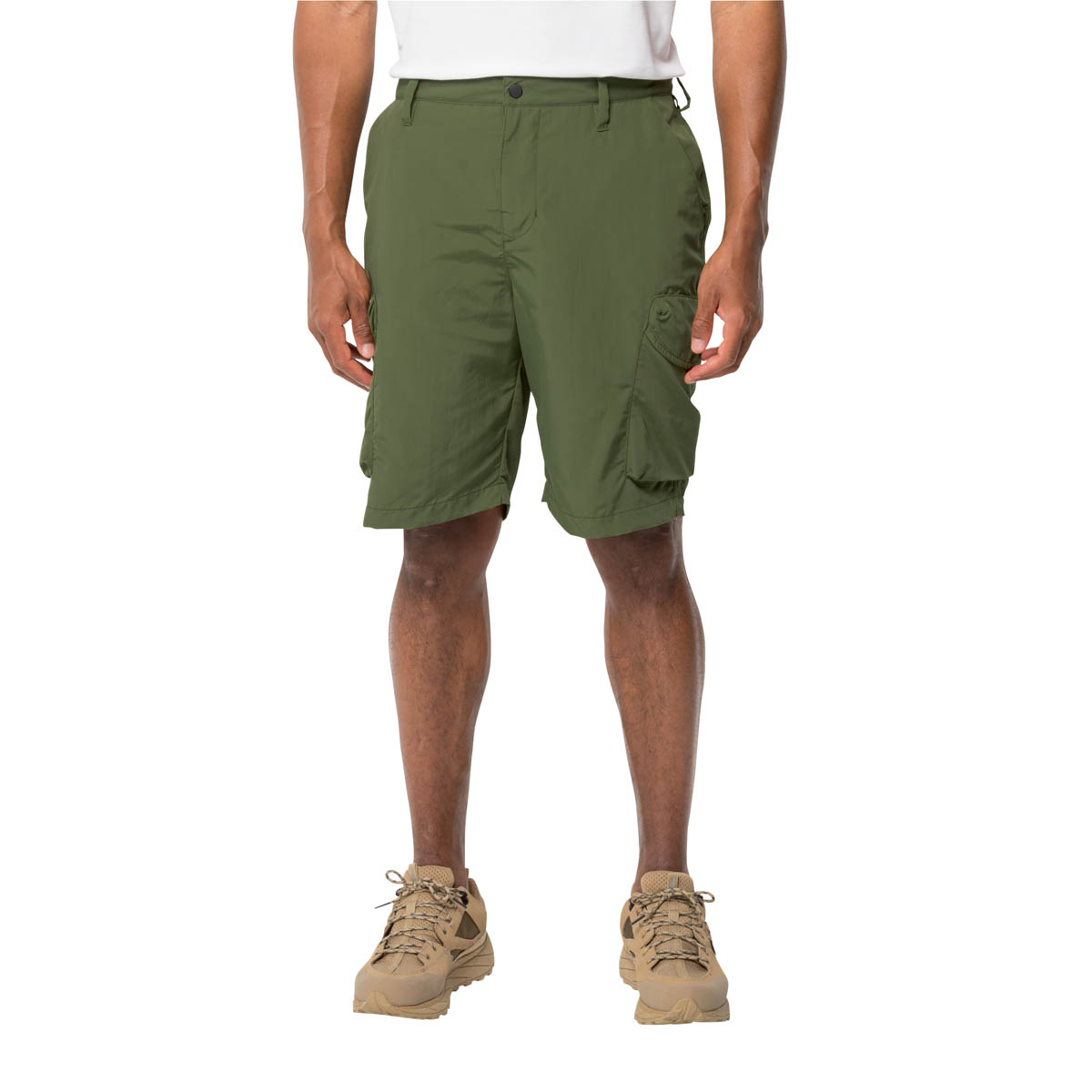Krótkie spodenki męskie Jack Wolfskin KALAHARI CARGO M greenwood - 48