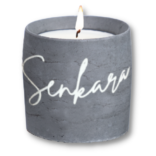 Senkara zapachowa świeca sojowa w betonie Brownie, 150 g zapachowa świeca sojowa w betonie Brownie, 150 g