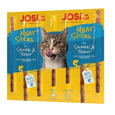 Przysmak dla kota JOSICAT Meat Sticks Łosoś i pstrąg 35 g