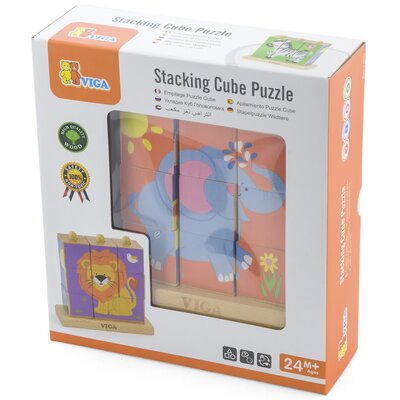 Puzzle VIGA Learn from Fun Zoo 50834 (9 elementów)