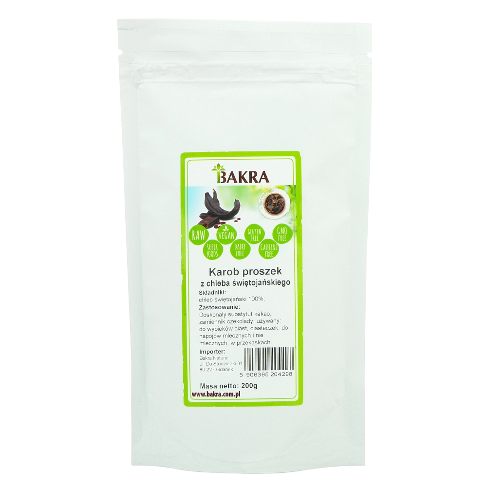 Karob proszek z Chleba Świętojańskiego 200g (Bakra)