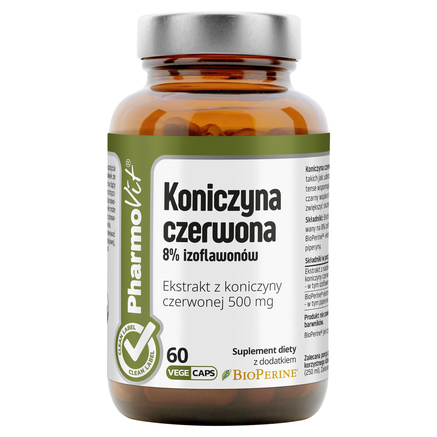 Pharmovit Koniczyna Czerwona suplement diety, 60 kaps./1 opak.