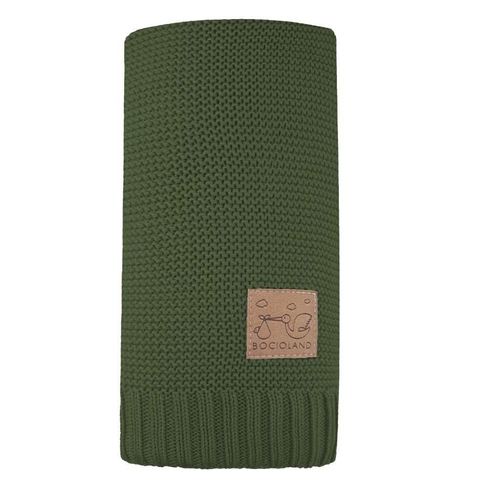 Bocioland kocyk bambusowy paris green hunter 80x100 cm, 1 szt.