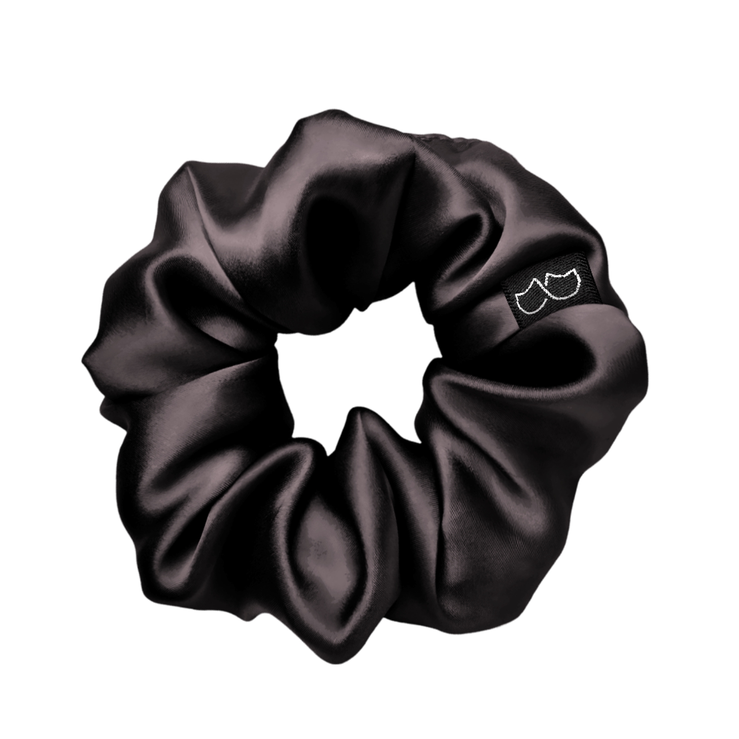 Cat&Cat Silk jedwabna gumka do włosów czarna, 1 szt.