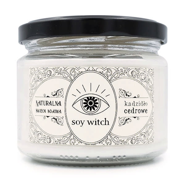 Soy Witch Biała Magia świeczka sojowa - Kadzidło cedrowe, 330 ml