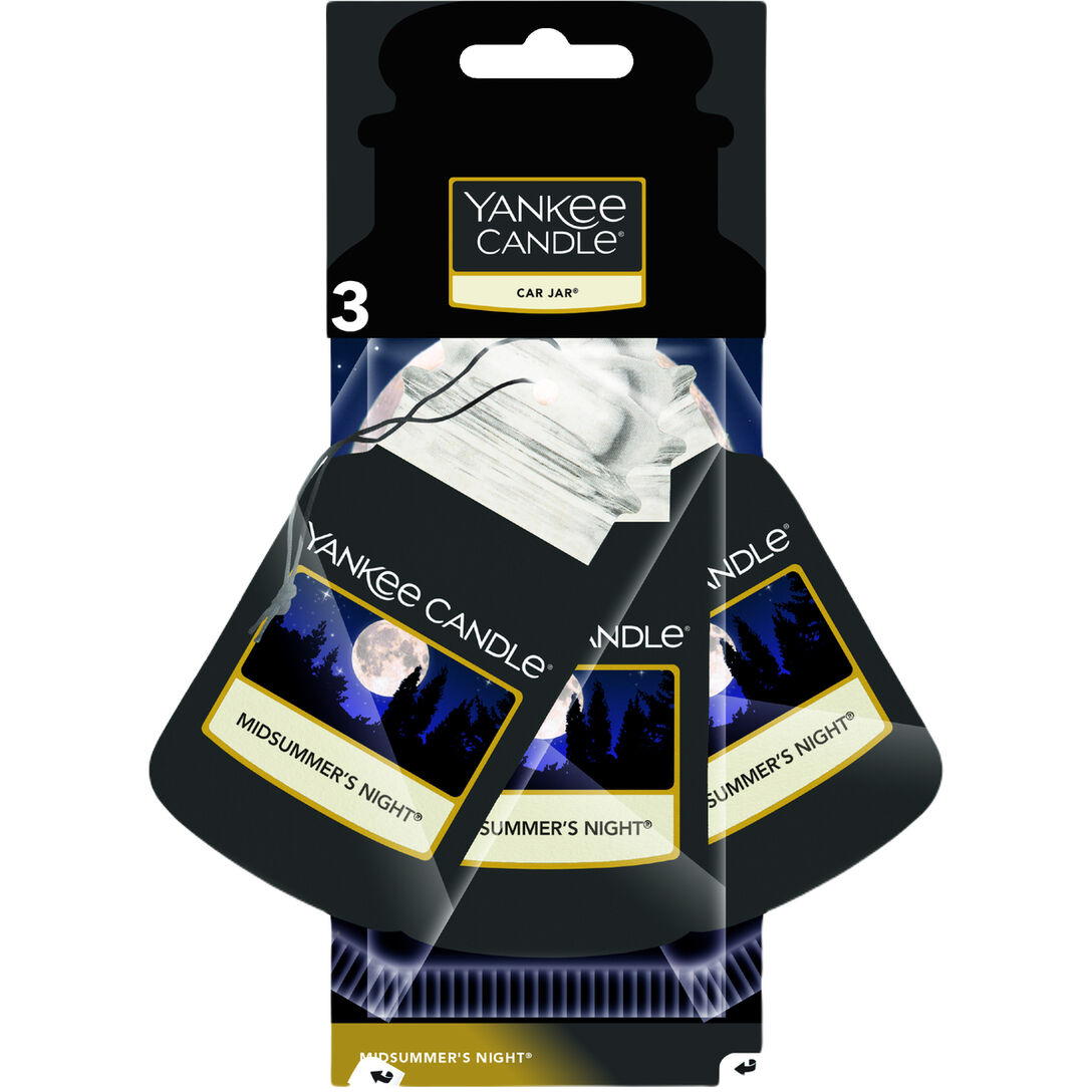 Yankee Candle Midsummers Night zapach samochodowy, 3 szt.