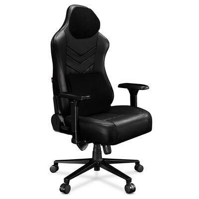 Fotel YUMISU 2053 Magnetic Czarny Skóra Naturalna