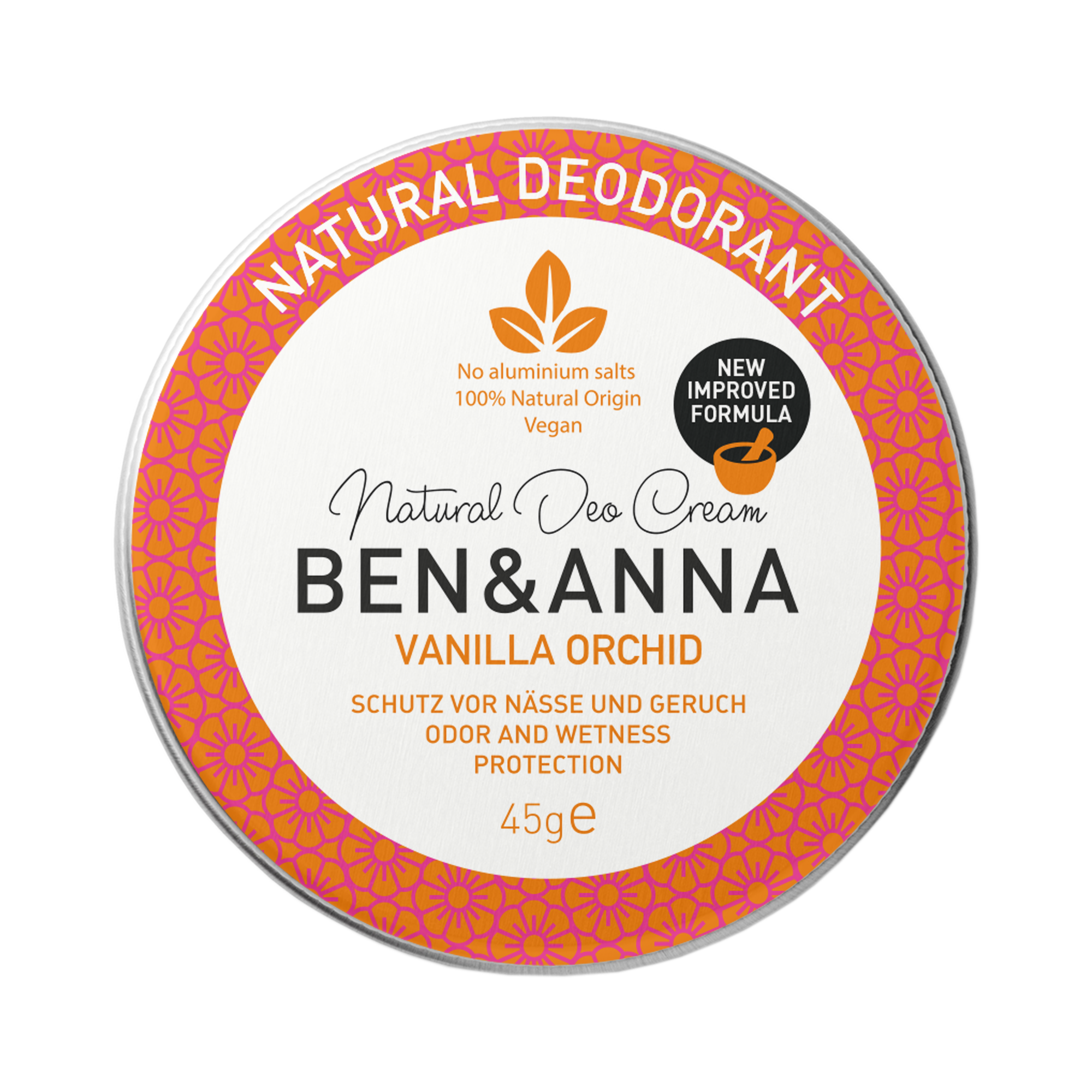 Ben&Anna Vanilla Orchid dezodorant w kremie, 45 g