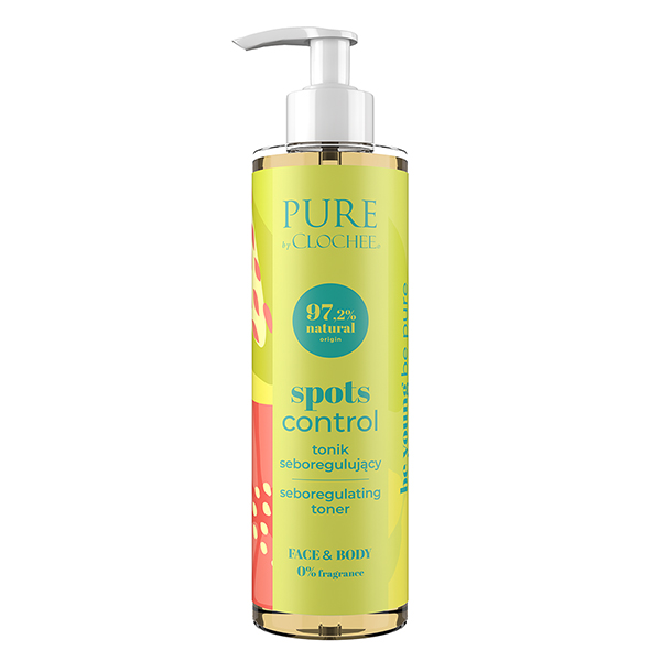 Pure By Clochee Spots Control tonik seboregulujący do twarzy, 200 ml