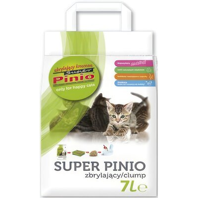 Żwirek dla kota SUPER PINIO Naturalny 7 L