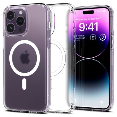 Etui SPIGEN Ultra Hybrid Mag MagSafe do Apple iPhone 14 Pro Przezroczysty matowy