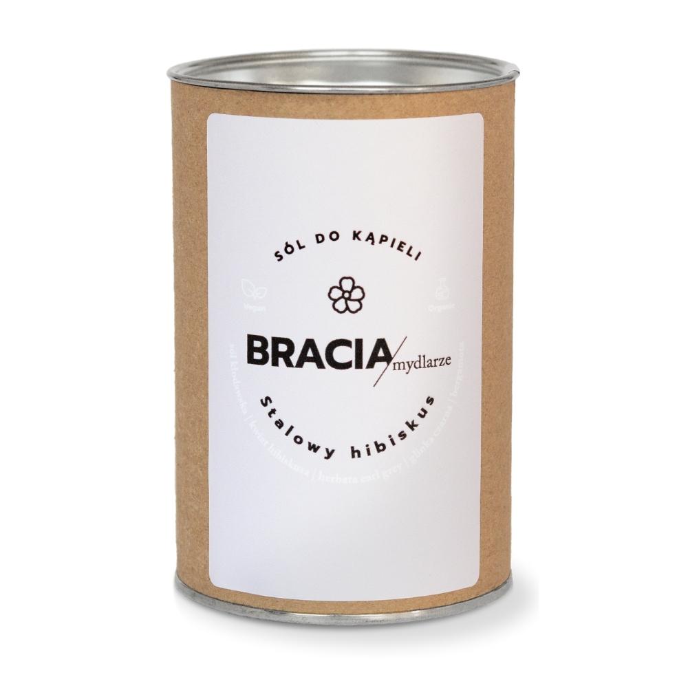 Bracia Mydlarze sól do kąpieli stalowy hibiskus, 300 g