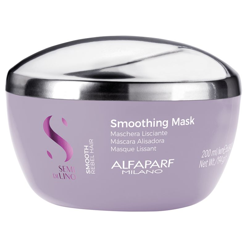 Alfaparf Semi Di Lino Smooth maska wygładzająca, 200 ml