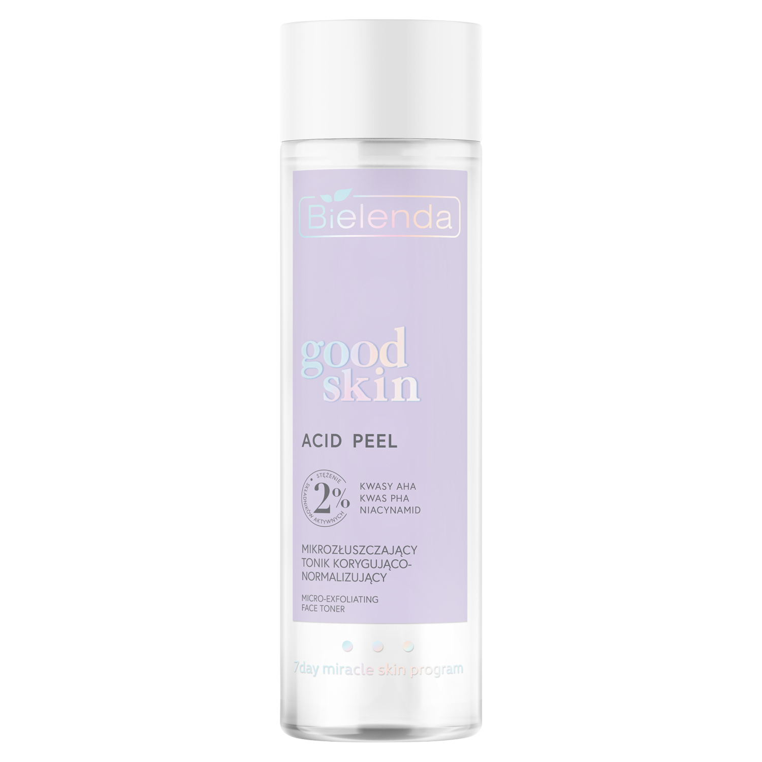 Bielenda Good Skin Acid Peel mikrozłuszczający tonik do twarzy, 200 ml