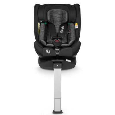 Fotelik samochodowy LIONELO Braam I-Size 40-150 cm (0-36 kg) Czarno-szary