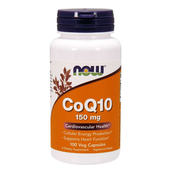 Koenzym (CoQ10) 150 mg/100 kaps. (Now Foods)