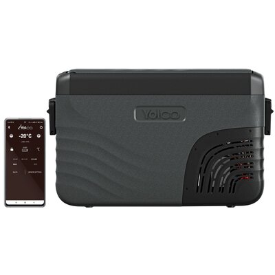 Lodówka YOLCO KX30 Szaro-czarny