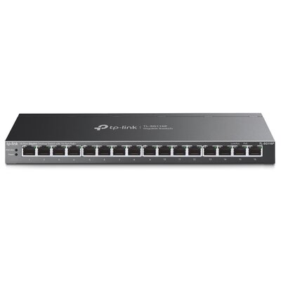 Switch TP-LINK TL-SG116P Gigabit Ethernet, 16 portów, Funkcja PoE