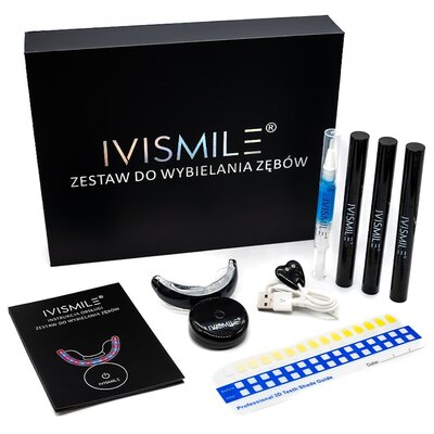 Urządzenie do wybielania zębów IVISMILE IVI-04K-2 Professional Czarny