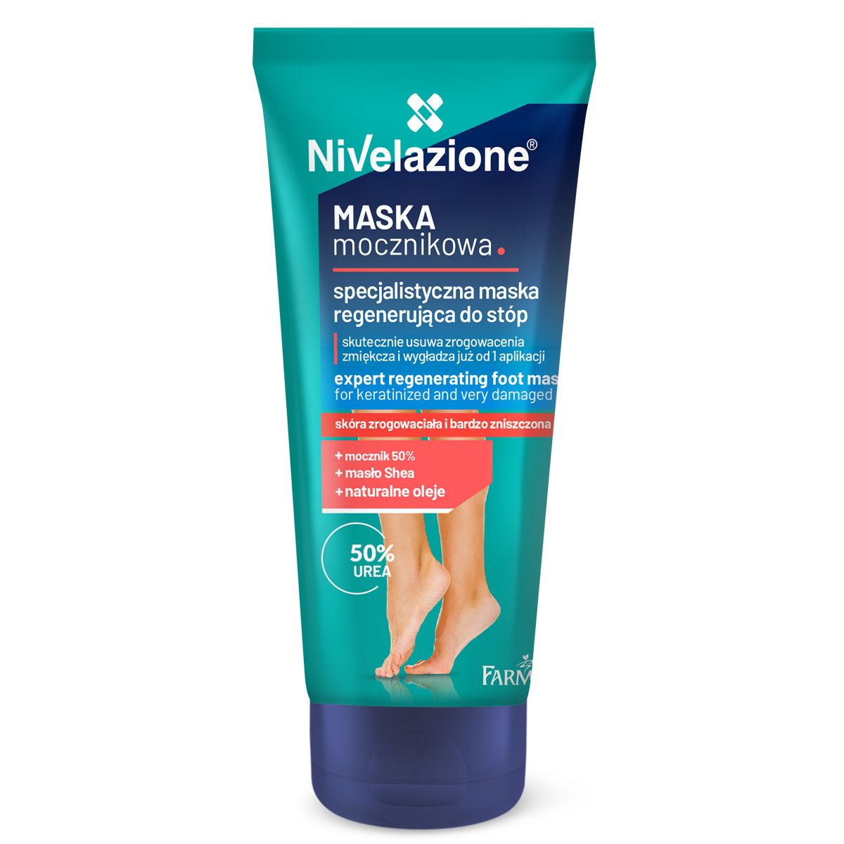 Nivelazione specjalistyczna maska regenerująca do stóp, 75 g