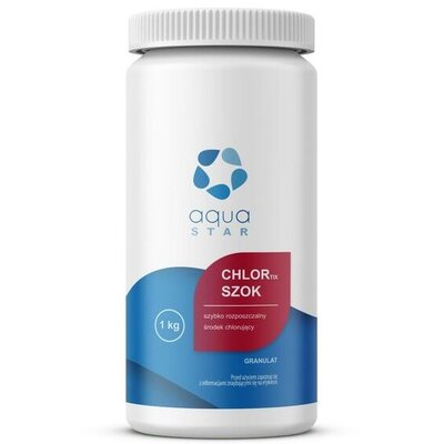 Chlor do basenu AQUASTAR Chlortix Szok 1 kg