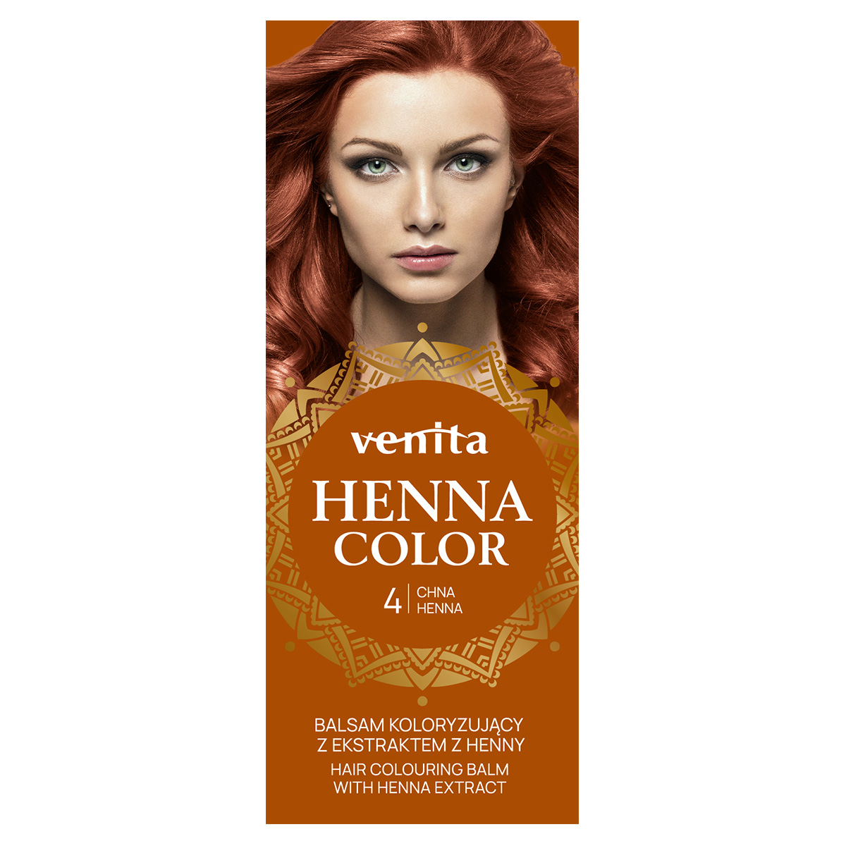 Venita Henna Color balsam koloryzujący do włosów 4 chna, 75 ml