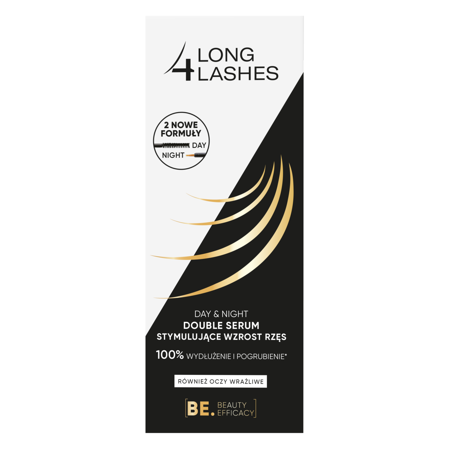 Long 4 Lashes Day&Night serum stymulujące wzrost rzęs, 2x3 ml