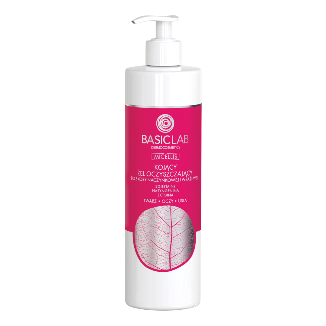 Basiclab Micellis żel oczyszczający do skóry naczynkowej, 300 ml
