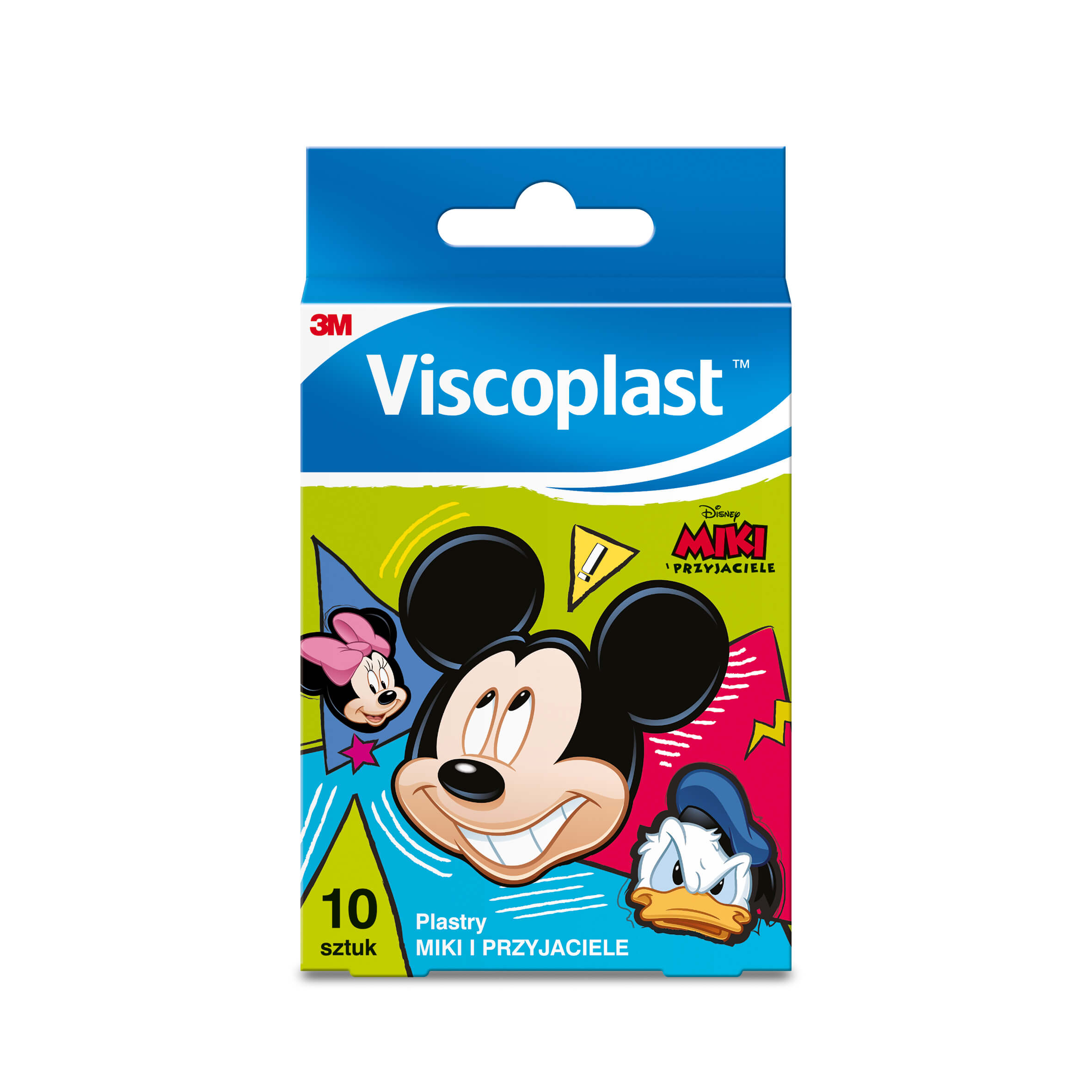 Viscoplast Miki i Przyjaciele, plastry dla dzieci, 10 sztuk